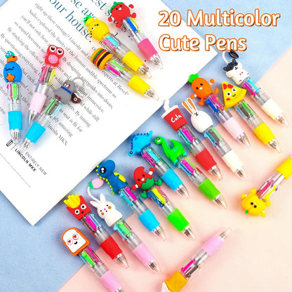 CZWZ 20Pcs Mini Multicolor Pens: A Fun and Functional Gift for Kids