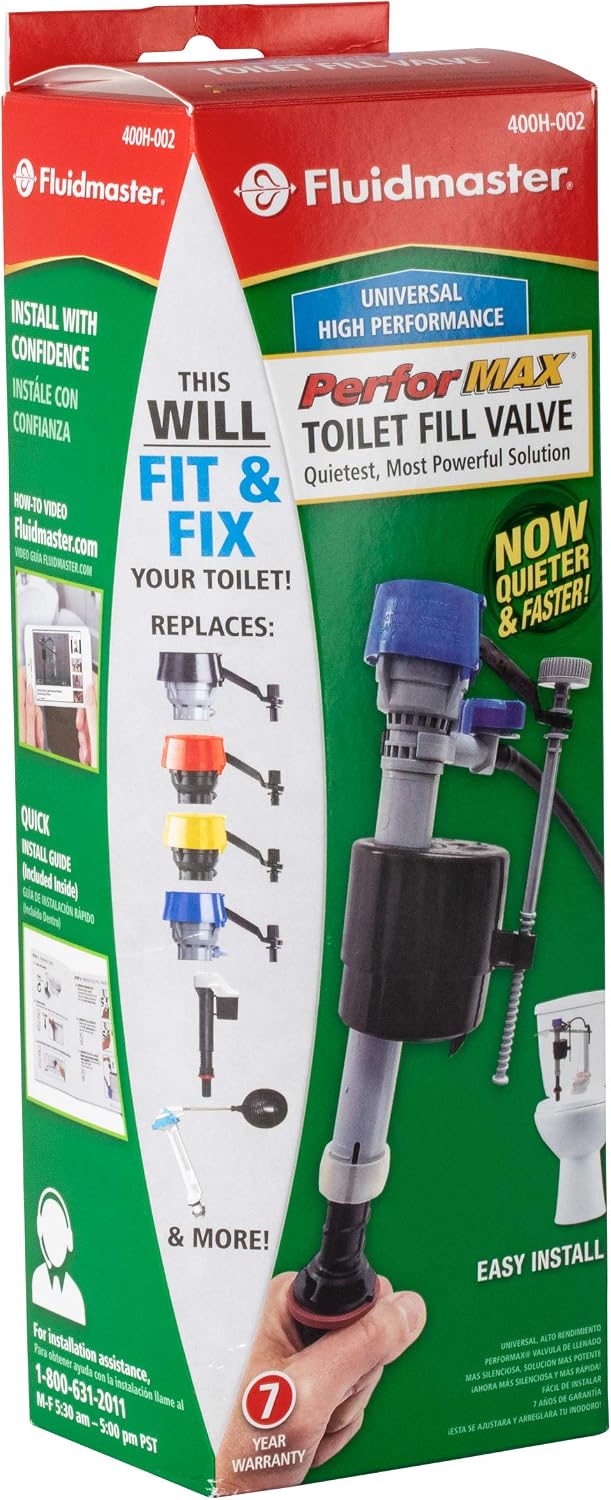 Fluidmaster 400H-002 Performax Universal Toilet Fill Valve