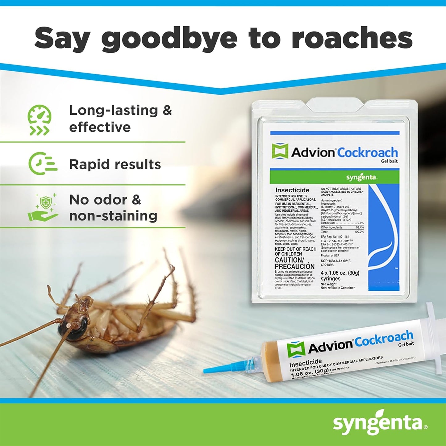 Advion Cockroach Gel Bait: A Game-Changer for Roach Control