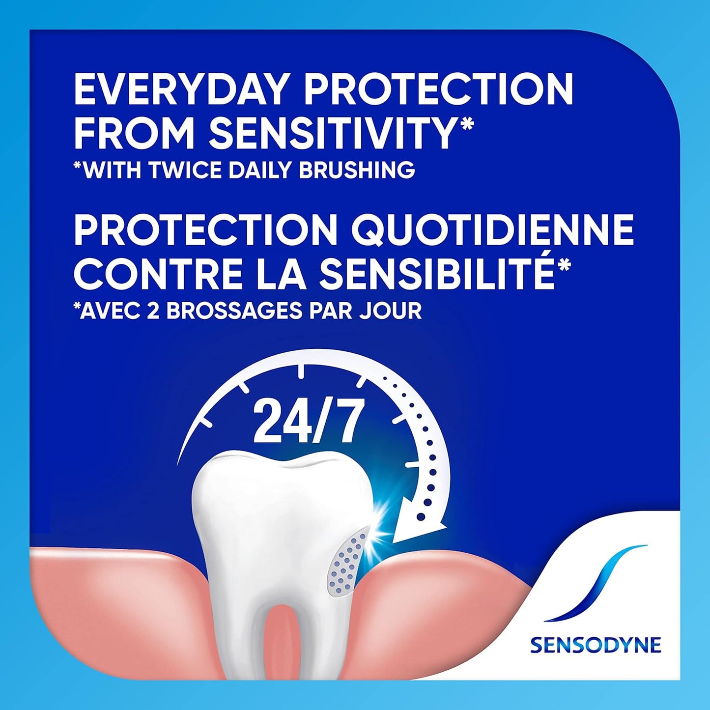 Sensodyne Whitening & Zahnstein Zahnpasta, stärkt, schützt und hellt empfindliche Zähne auf, 135 ml (Verpackung kann variieren)