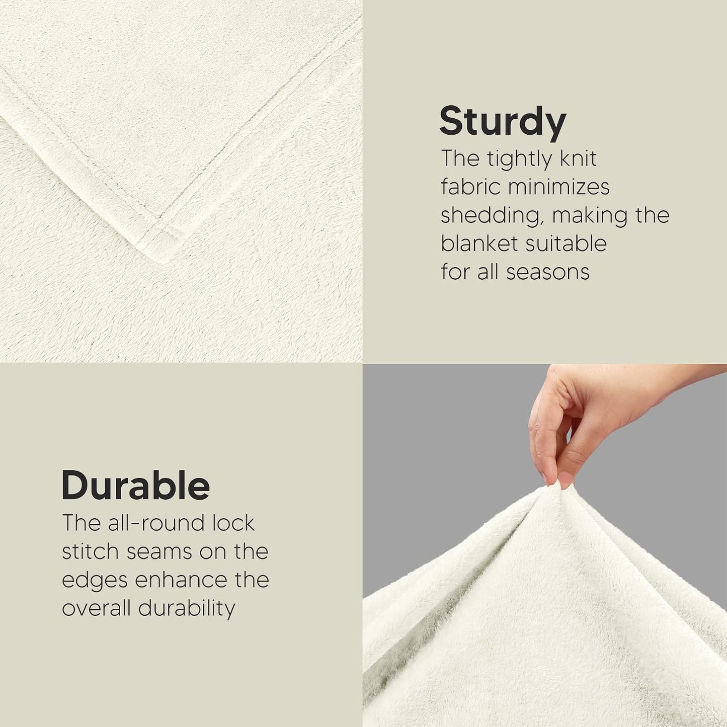 Cozy Up with the Utopia Bedding 300GSM Fleece King Size Bed Blanket