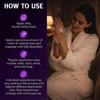 5Kind Melatonin & Magnesium Sleep Cream 3.4 fl oz - Magnesium Lotion for Sleep - Relaxing Lavender & Chamomile Magnesium Cream for Sleep - Infused with Lavender Essential Oils - Natural Sleep Aid