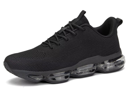 Mens Running Shoes Air Low Top Comfort Walking Lace Up Sneakers Breathable Fashion Tennis Sport Gym Fitness Cross Trainers