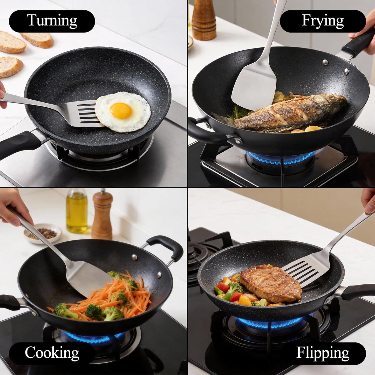 ChefBee 2PCS Metal Spatula Set: A Game-Changer for Your Kitchen