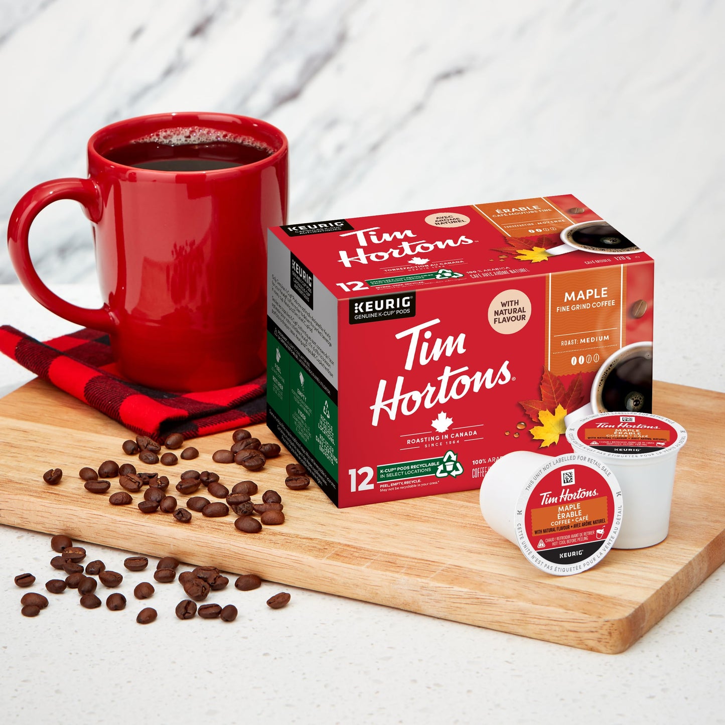 Tim Hortons Einzelportionskaffee, Originalmischung, K-Cup Pods für Keurig Kaffeemaschinen (30 K-Cups)
