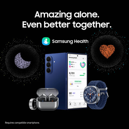 Samsung Galaxy Watch Ultra (2025) 47mm LTE Smartwatch, Titanium Casing, Advanced Sleep Coaching, Running Coach, Energy Score, Heart Rate Tracking, GPS, Titanium Silver [US Version, 2 Yr Warranty]