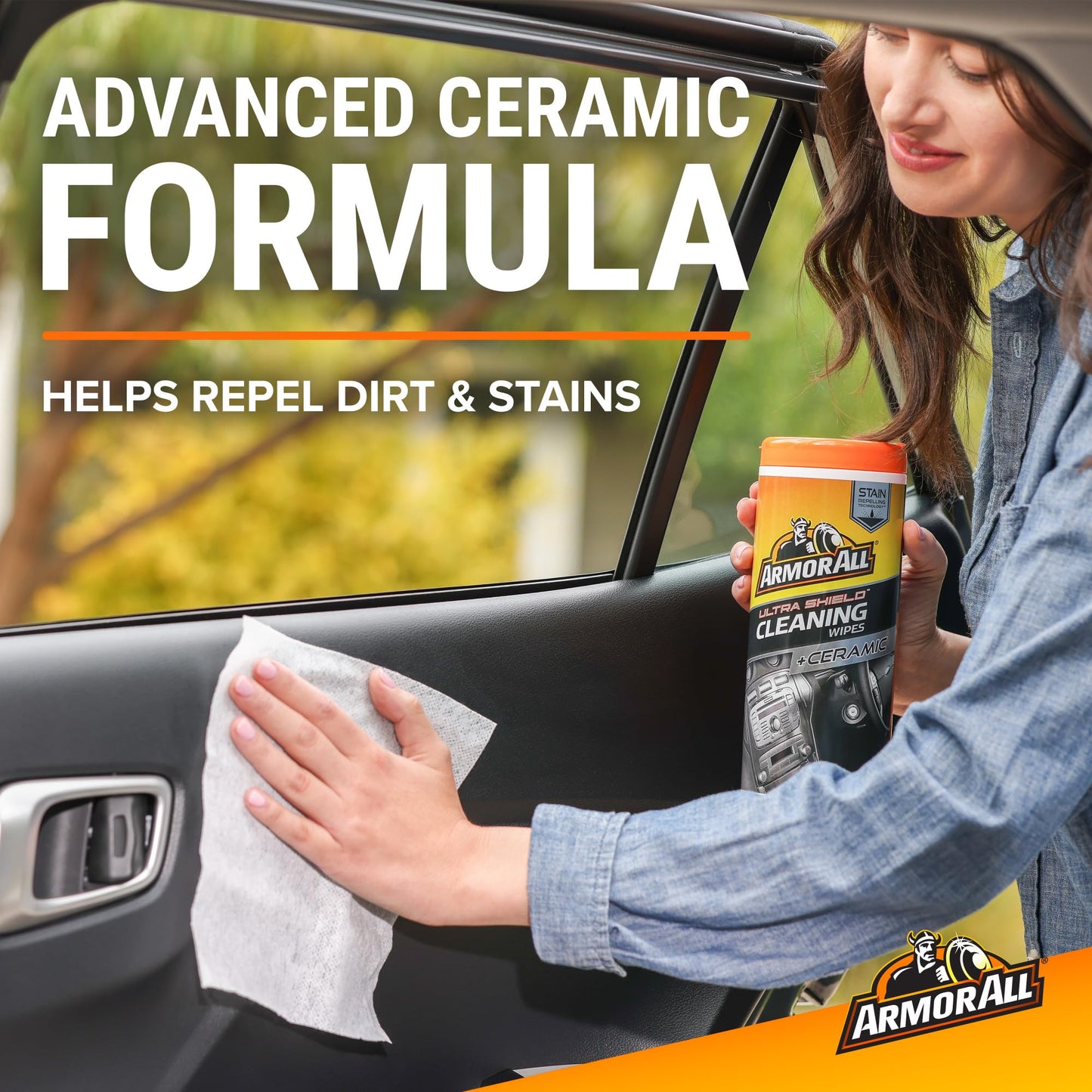 Armor All Car Cleaning Wipes 90-Count - Convenient Car Interior, Dashboard, Leather, Fabric & Vinyl Wipes, Gift for Car Lovers