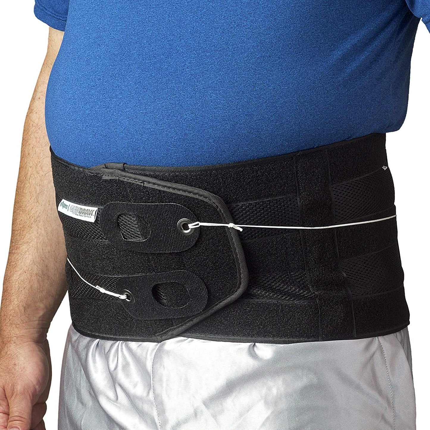 ASPEN Medical Products Quikdraw PRO Back Brace with Pulley System Lower-Back and Lumbar Pain Relief for Men and Women, Breathable, Large…