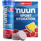 Nuun Sport Electrolyte Tablets with Magnesium, Calcium, Potassium, Chloride & Sodium, Gluten Free & Vegan, Mixed Flavors, 48 Pack (40 Servings Total)