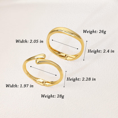 PEALICIOUS 2 STÜCK Gold Armmanschette für Damen, Arm Cuff Gold Minimalistisches Oberarmarmband für Mädchen, Stapelbare Armbandmanschetten, Verstellbare Armreifen Offen als Boho Valentinstag Schmuck Strand Sommer Geschenke