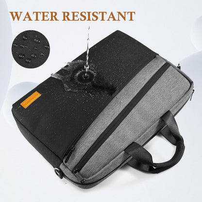 15 15,6 16 17 17,3 Zoll Laptop Computer PC Umhängetasche Tragetasche, Wasserabweisende Aktentasche