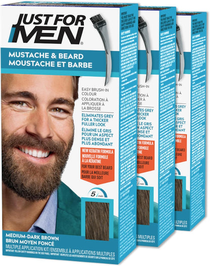 1 count (Pack of 3)Medium - Dark Brown