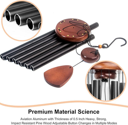 Bursvik Large Aluminium Wind Chimes: A Perfect Gift for a Zen Atmosphere
