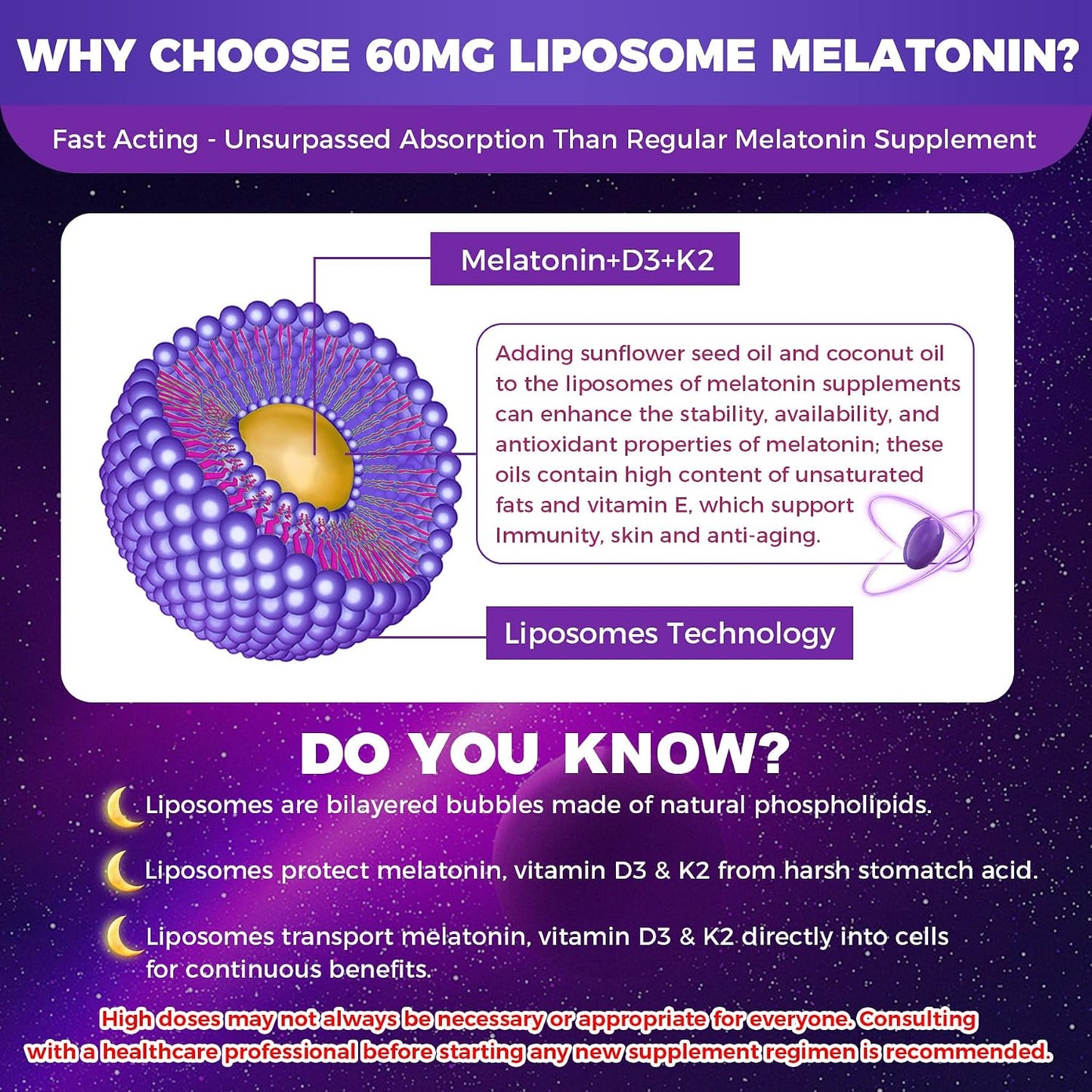 NEVISS L-Tyrosine Gummies & Melatonin 60mg for Adults Bundle
