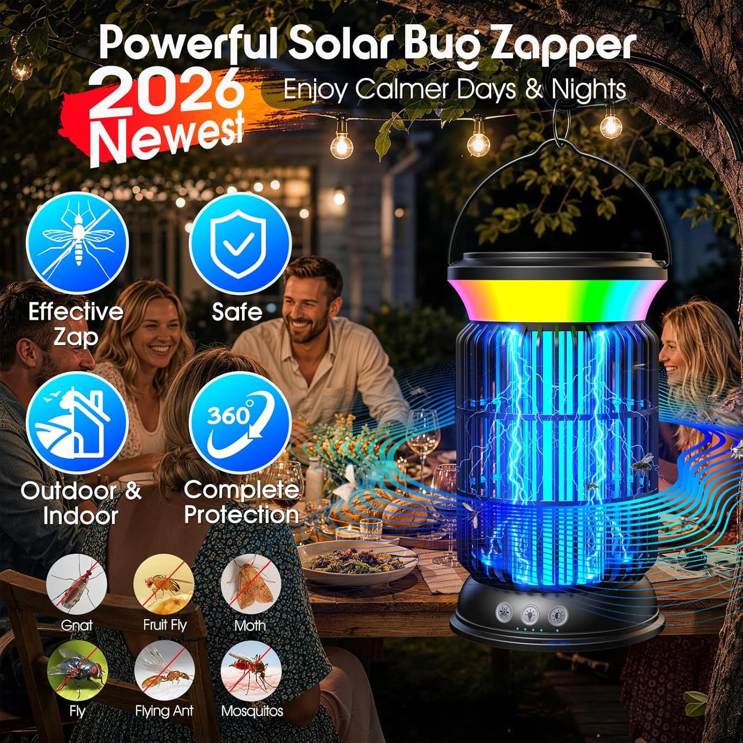 Solar Bug Zapper Outdoor – A Game-Changer for Comfortable Outdoor Living