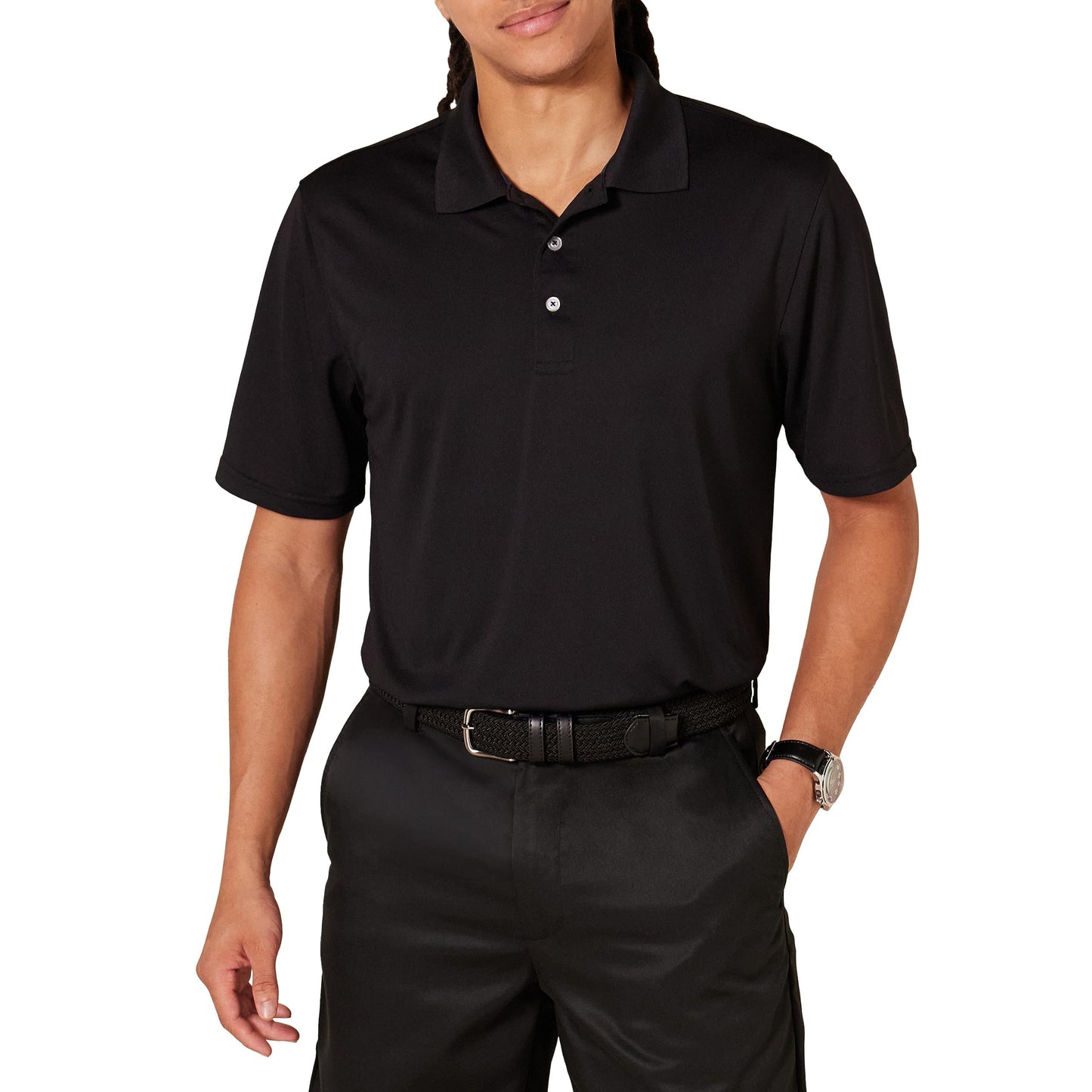 Amazon Essentials Mens Regular-Fit Quick-Dry Golf Polo Shirt (Available in Big & Tall)