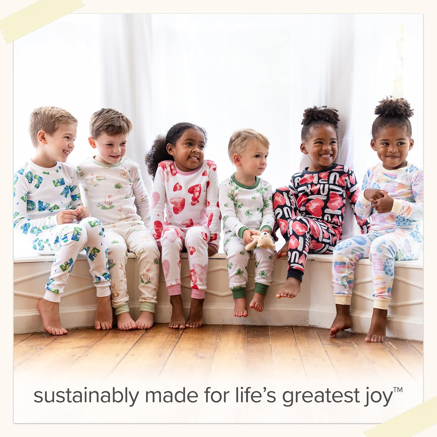 Burt's Bees Baby Organic Cotton Pajamas for Boys, 100% Cotton Pajama Set for Toddlers and Kids, Soft and Stretchable Fabric