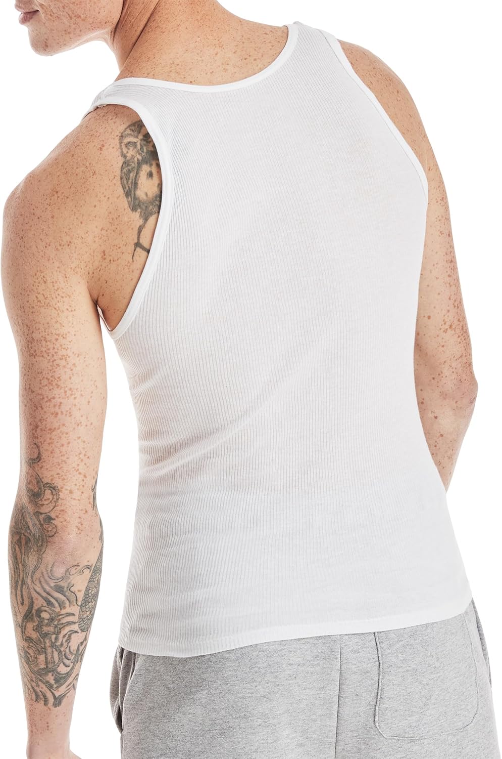 Hanes Geripptes Tanktop für Herren