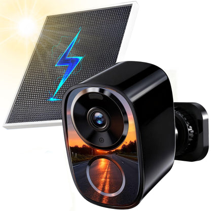 2026 Enhanced 2K UHD Security Cameras Wireless Outdoor – Free Cloud & SD Storage, Dual-Band WiFi 2.4G/5G, Full-Color Night Vision, 6-Month Battery, Motion Alerts, IP66 Weatherproof, 2-Way Talk