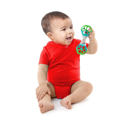 Bright Starts Oball Shaker Rattle Toy: A Fun and Engaging Way to Stimulate Your Baby's Senses