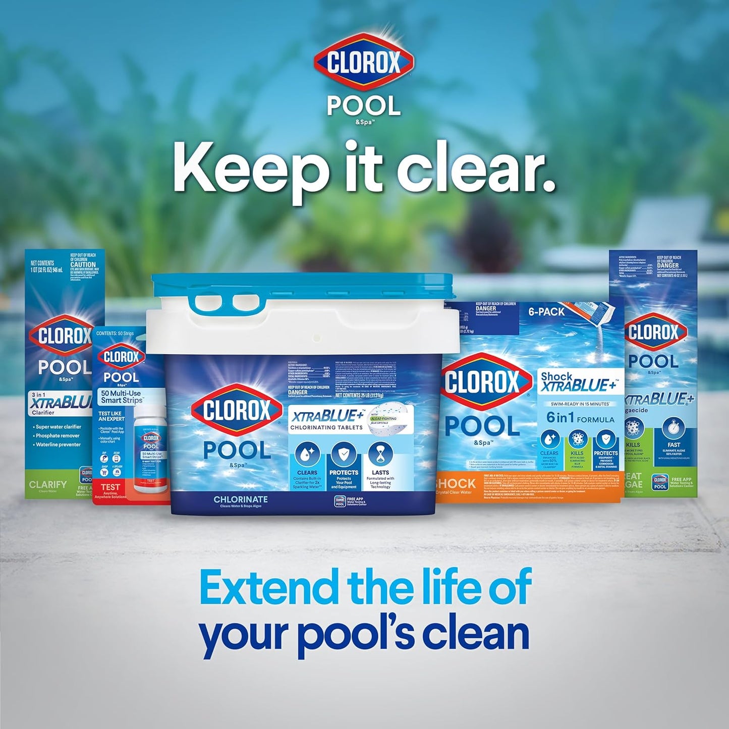 Clorox Pool&Spa Shock XTRABLUE Plus: Crystal-Clear Water in Minutes