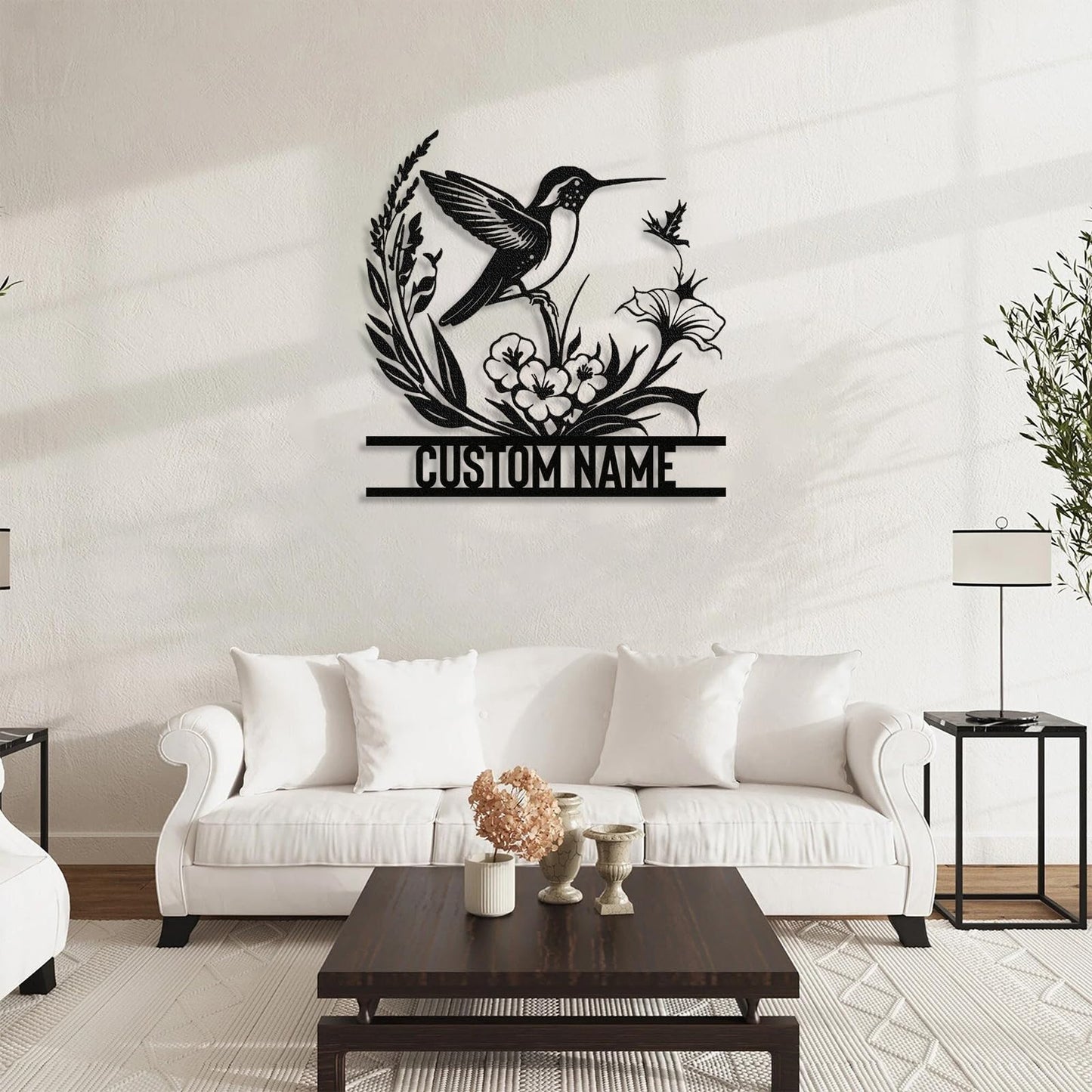Personalisiertes Hirsch Metallschild für die Hütte | Individuelles Metallschild | Personalisierte Campingschilder | Hirschjäger-Geschenk | Individuelle Metallschilder für draußen | Individuelles Familiennamenschild | Hüttendekoration | Veranda-Schild
