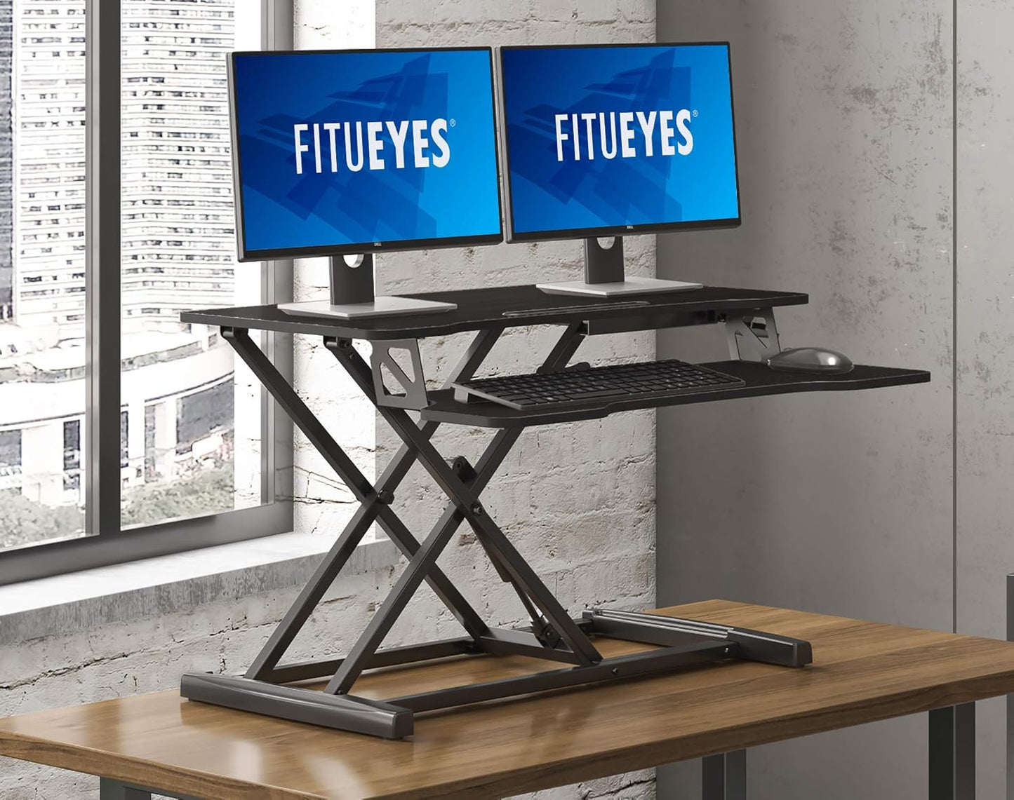 FITUEYES Height Adjustable Standing Desk Converter: A Game-Changer for Your Workspace