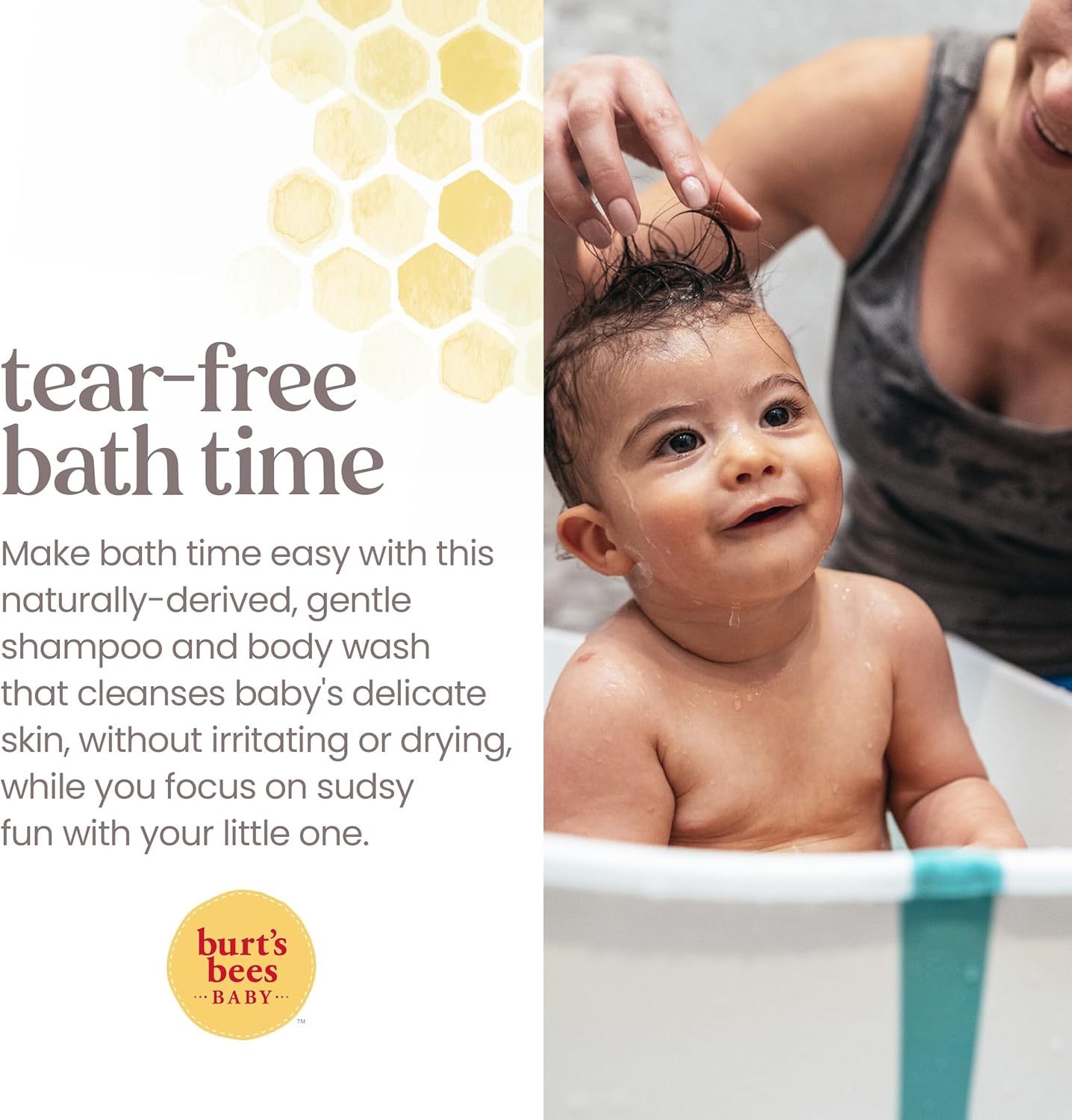 Burt's Bees Baby Shampoo & Wash, Tear Free Soap, Baby Care, Original,12 Ounce (Pack of 3)