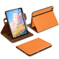 DTTO for iPad A16 Case, iPad 11th / 10th Generation Case (2025/2022), 360 Degree Rotating Premium Leather Folio Stand Cover with Pencil Holder, Brown