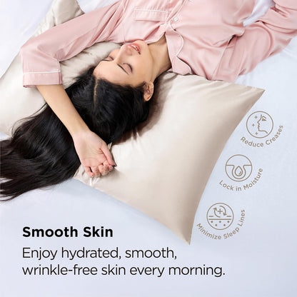 Bedsure Satin Pillow Case Queen Size 2 Pack Review: A Game-Changer for Hair and Skin