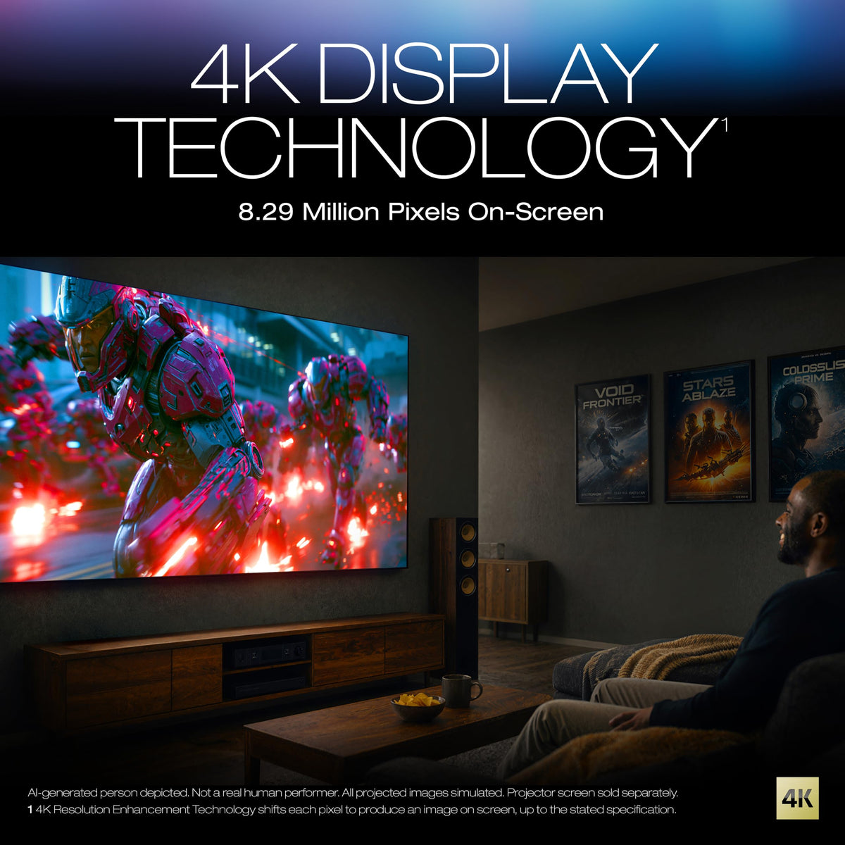 Epson Home Cinema LS6000 4K HDR Laser Projector