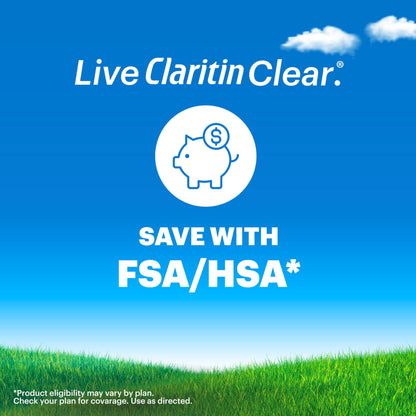 Claritin® Liquid, Allergy Medicine for Adults, 24-Hour Non-Drowsy Loratadine 5mg, Antihistamine, Cooling Honey Flavored, 8 fl. oz (Pack of 2)
