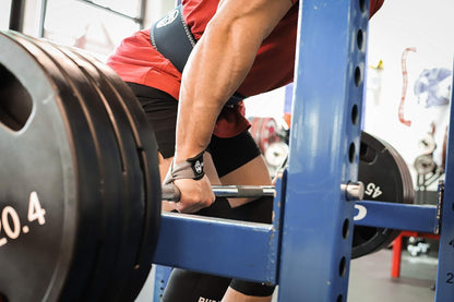 Gymreapers Hebe-Handgelenkbandagen für Gewichtheben, Bodybuilding, Powerlifting, Krafttraining und Kreuzheben – gepolstertes Neopren mit 45,7 cm Baumwolle