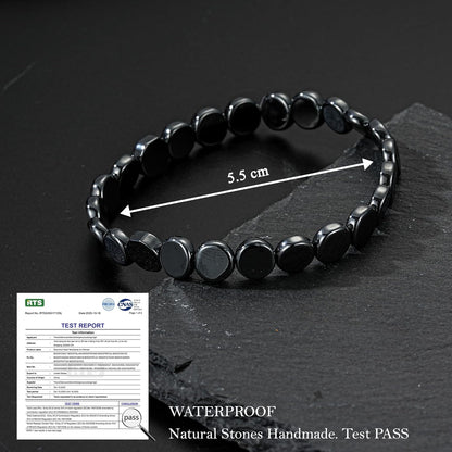Osterkorbfüller Hämatitarmband für Herren Natursteine Handgemachte Armbänder - Entfacht männliche Energie neu Männliche Heilarmbänder für Herren Inspirierende Schmuckgeschenke