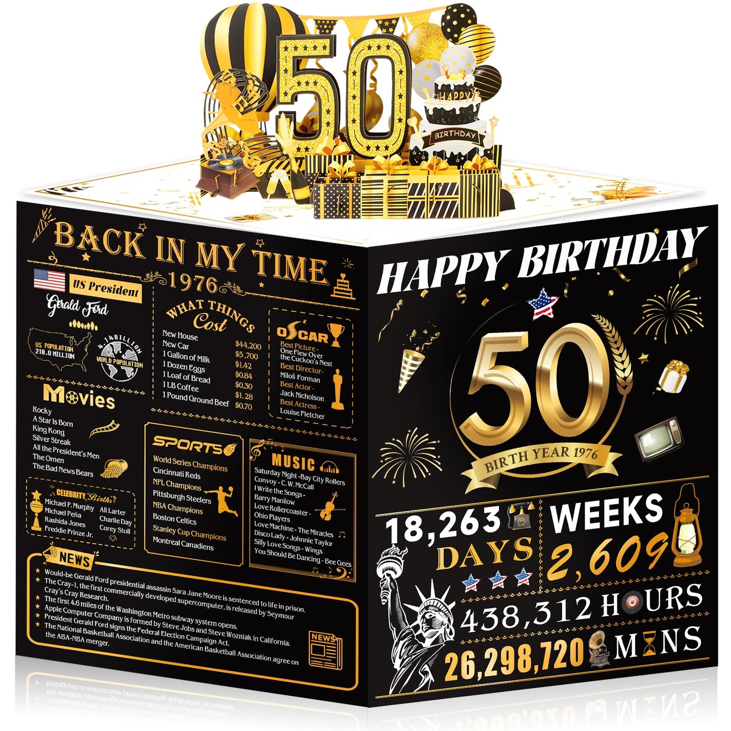 21st Birthday Card,3D Pop Up Funny 21st Birthday Decorations for Girls Granddaughter Sister,Happy 21 Year Old Birthday Gift for Daughter,Great 21Year Old Gifts Idea for Her,Jumbo Rose Glod In 2005