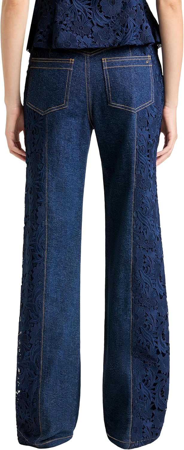 Cinq à Sept Womens Lace Combo Francine Pant