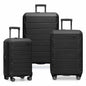 Traveler's Choice Pagosa Hardshell Expandable Luggage with Spinner Wheels, Slate Blue, 3-Piece Set (22/27/30)