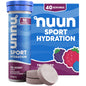 Nuun Sport Electrolyte Tablets with Magnesium, Calcium, Potassium, Chloride & Sodium, Gluten Free & Vegan, Mixed Flavors, 48 Pack (40 Servings Total)