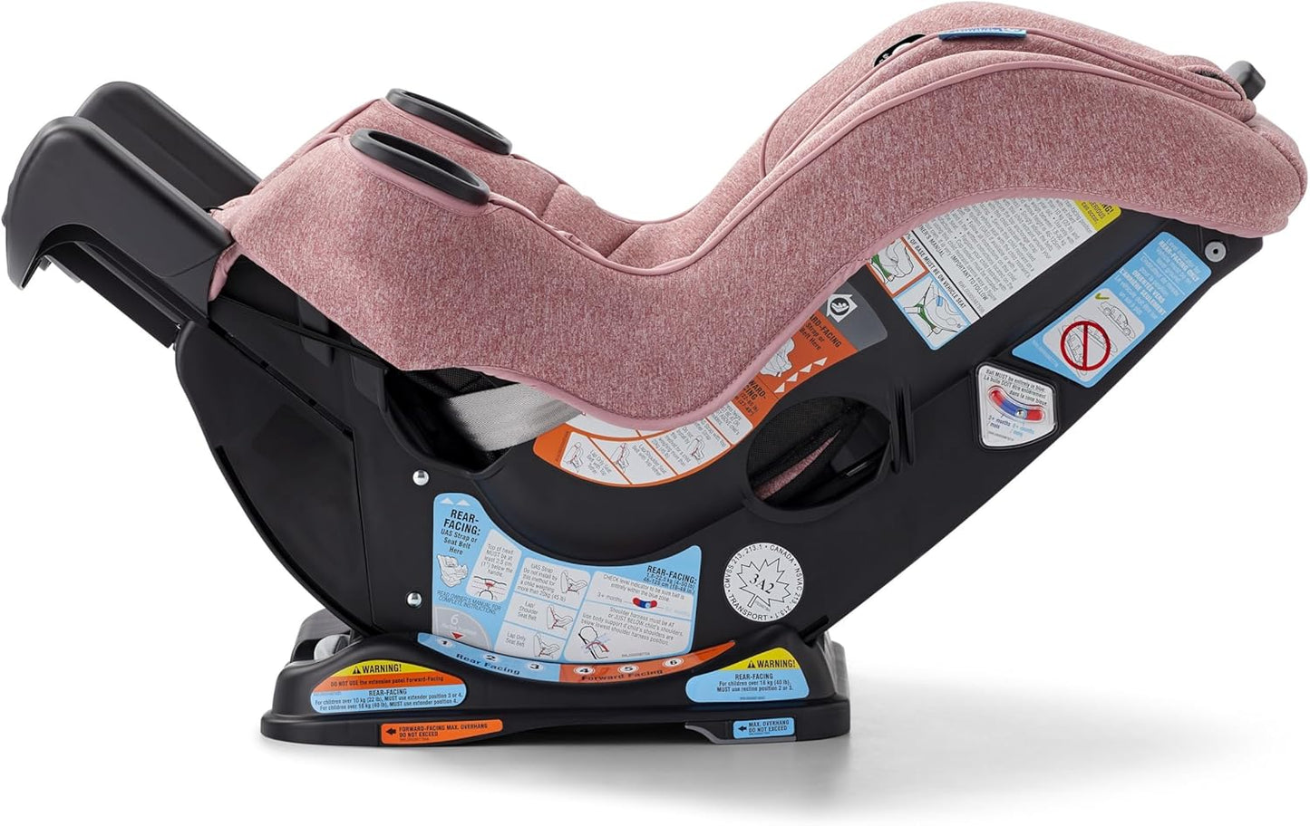 Graco Extend2Fit Kindersitz, 2-in-1 vorwärts- und rückwärtsgerichteter Babysitz, 1,8-30 kg (4-65 lb), Carter