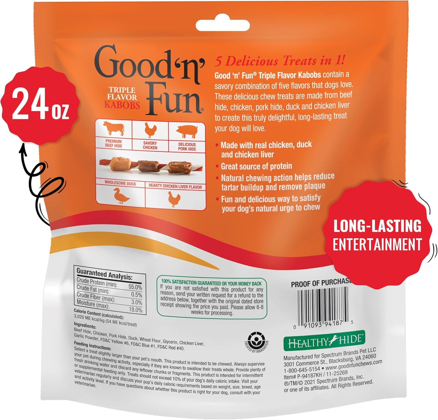 Good 'n' Fun Kabobs: The Long-Lasting Dog Treat Your Pet Will Love