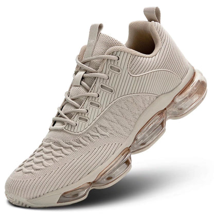 Mens Running Shoes Air Low Top Comfort Walking Lace Up Sneakers Breathable Fashion Tennis Sport Gym Fitness Cross Trainers