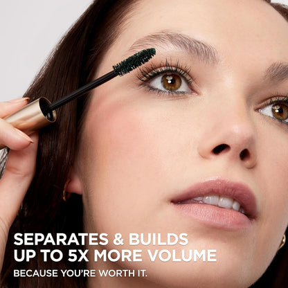 L'Oréal Paris Voluminous Original Mascara, Wimpern tuschen für Volumen und Trennung, nicht verklumpende Formel für weiche und geschmeidige Wimpern, Blackest Black 8,5ml