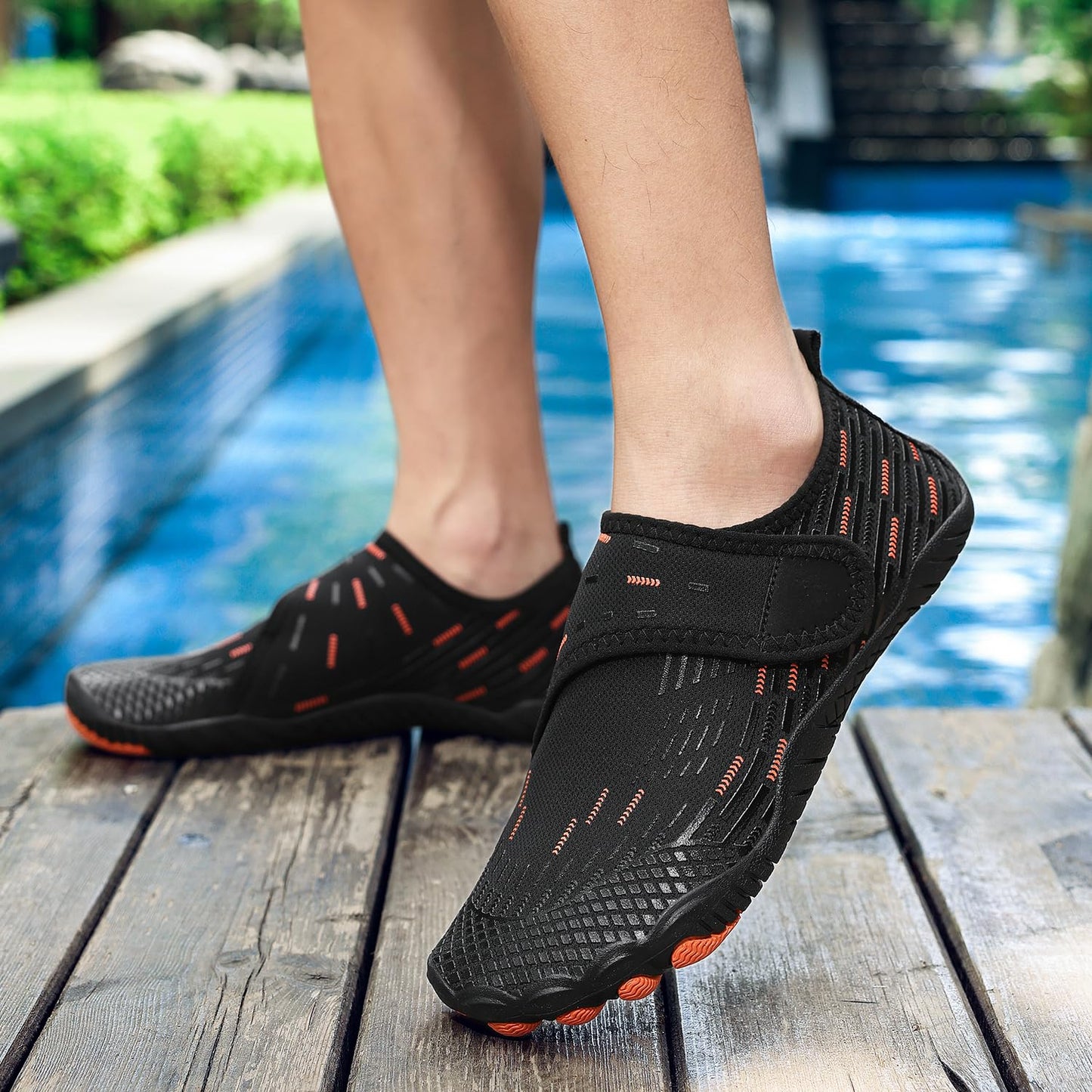 Water Shoes Mens Womens Quick-Dry Barefoot Swim Beach Pool Shoes Aqua Yoga Socks for Hiking Walking Diving Surf Outdoor Water Sports