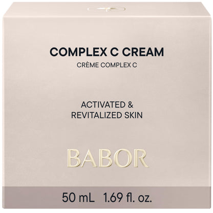 BABOR CLASSICS Complex C Cream, Rich face cream with vitamins for tired, weakened skin, To strengthen the skin's protective barrier, 50 ml
