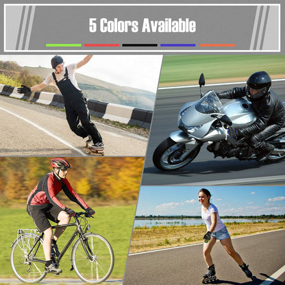 COFIT Motorradhandschuhe für Damen und Herren, Full-Finger Touchscreen Motorradhandschuhe für BMX ATV MTB Fahren, Straßenrennen, Radfahren, Klettern, Motocross – Schwarz L