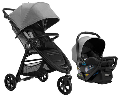 Baby Jogger® City Mini GT2 All-Terrain Double Stroller, Forever Air Rubber Tires, All-Wheel Suspension, Twin Stroller with Belly Bar, Leatherette Handlebar, Premium Fabric, Amazon Exclusive Pike Color