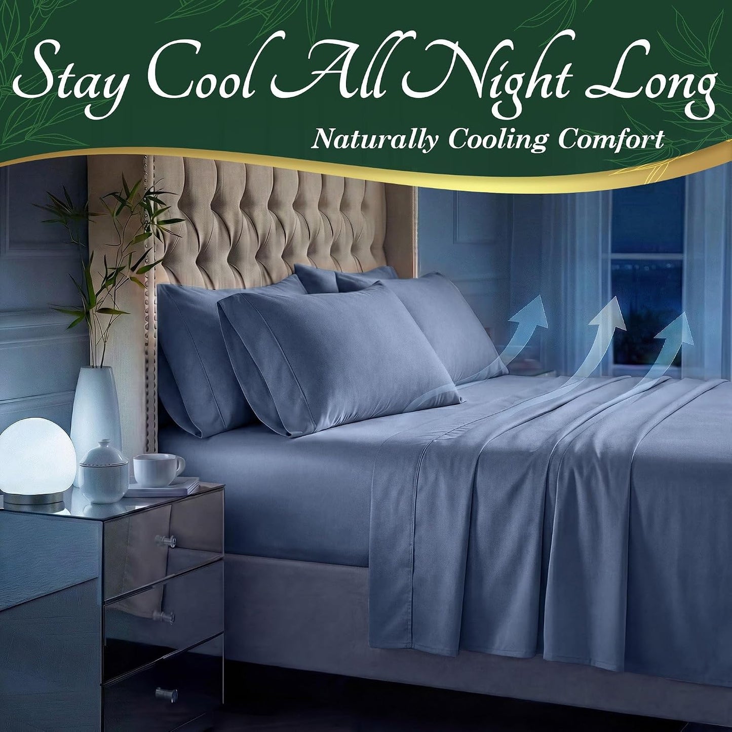DECOLURE Bamboo Sheets Queen Size - A Game-Changer for Hot Sleepers