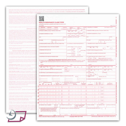 NextDayLabels - CMS 1500 / HCFA 1500 Insurance Claim Forms - Laser/Ink-Jet Compatible (New Version 02/12) Letter Size 8-12" x 11", 1000 Sheets Per Pack