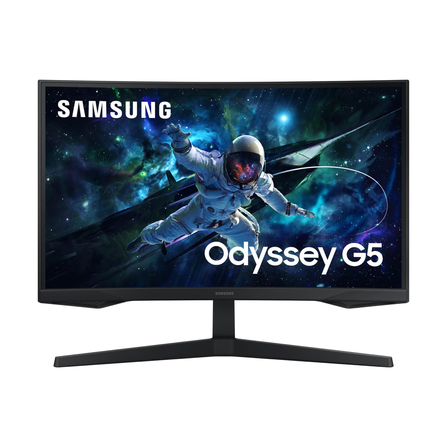 SAMSUNG 32" Odyssey G55C Series QHD 1000R Curved Gaming Monitor, 1ms(MPRT), HDR10, 165Hz, AMD Radeon FreeSync, Eye Care, Glare Free, Sharp Resolution LS32CG550ENXZA