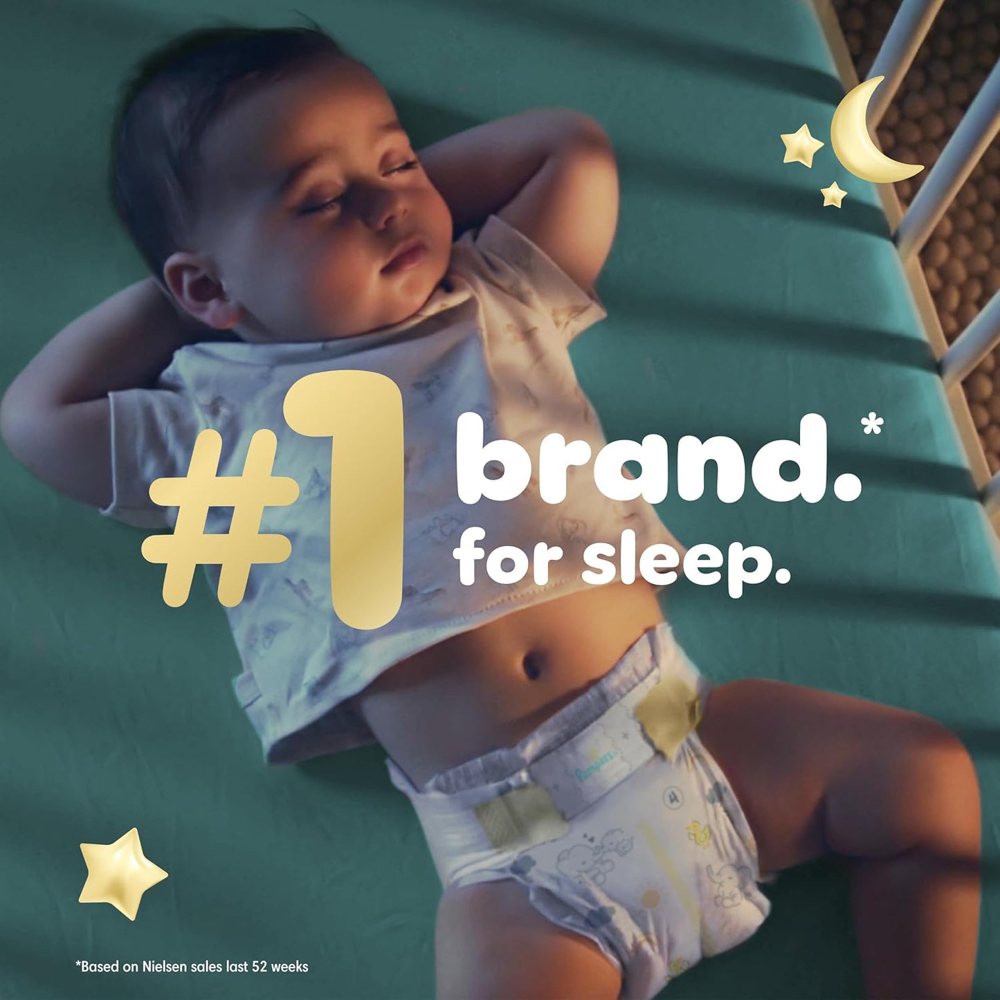 Pampers Swaddlers Windeln, Größe 0 (bis 4,5 kg), 84 Stück, Saugfähig, Hält Babys trocken und bequem, Hautverträgliche Einwegwindel